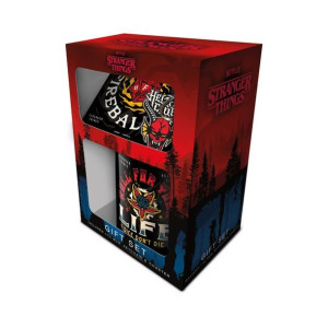 Zestaw Prezentowy Stranger Things 4 Hellfire Club: kubek, podkladka, brelok
