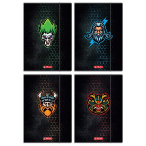 Teczka z gumką A4 350g Game Avatars Herlitz
