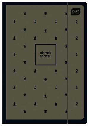 Teczka z gumką A4+ Soft Touch Chess, Interdruk
