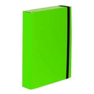 Teczka skrzydłowa z gumką Caribic Box A4 5cm VauPe jasnozielona