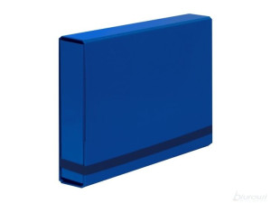 Teczka skrzydłowa z gumką Caribic Box A4 5cm VauPe niebieska