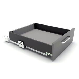Szuflada SEVROLLBOX SLIM H-84 L-550mm GRAFIT Sevroll