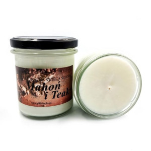 Świeca sojowa Mahoń & Teak 350ml GIFT SHOP GS00403