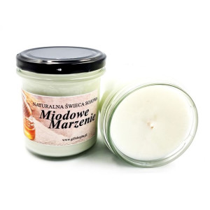 Świeca sojowa Miodowe Marzenie 350ml GIFT SHOP GS00406