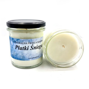 Świeca sojowa PŁATKI ŚNIEGU 350ml GIFT SHOP GS00431