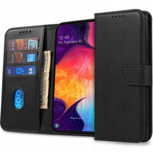 Etui Portfel Skóra do SAMSUNG GALAXY A51 +SZKŁO
