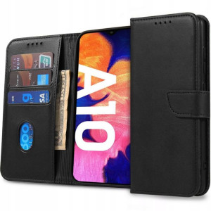 Etui Portfel Skóra do SAMSUNG GALAXY A10 +SZKŁO
