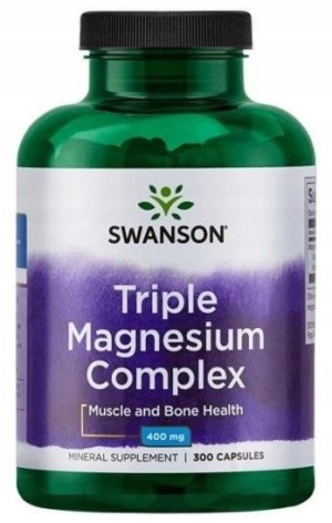 Swanson Triple Magnesium complex Magnez Skurcze