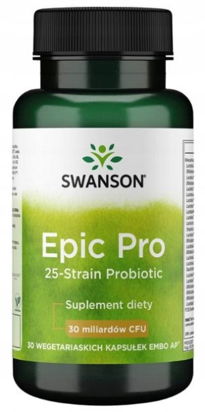 Swanson Epic Pro 25 Probiotyk 25 szczepów 30 kaps.