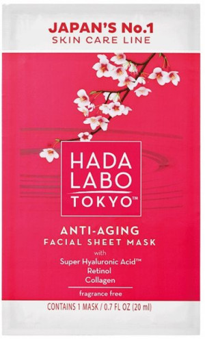 HADA LABO TOKYO Przeciwzmarszczkowa Maska w 1szt