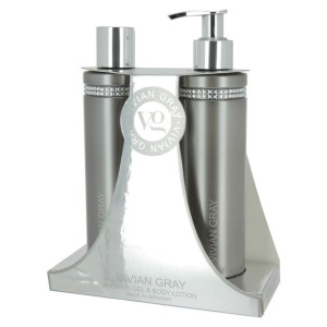 Vivian Gray Grey Crystals zestaw żel 250ml +  balsam do ciała 250ml