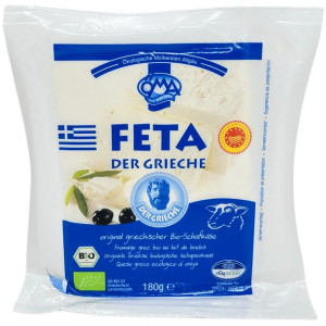 Ser Feta Bio 50% tłuszczu 180 g grecka OMA