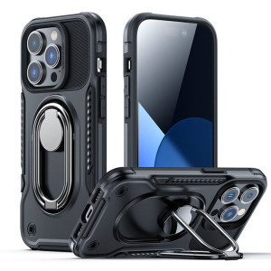 Joyroom etui iPhone 14 Pro pancerny pokrowiec z podstawką uchwytem ring