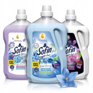 Sofin Płyn do Płukania Tkanin MIX 300pr 2,5l x 3