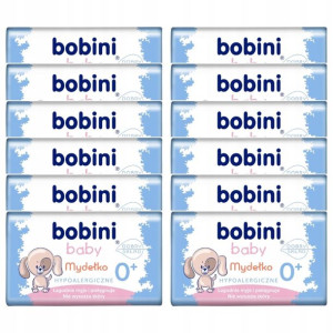 Bobini Mydło w Kostce dla Dzieci i Niemowląt 12szt
