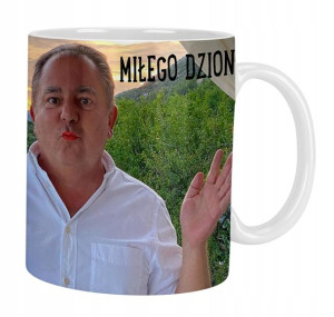 Kubek Śmieszny Nadruk Makłowicz Miłego Dzionka