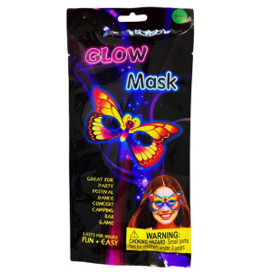 Świecąca Maska Chemiczna Na Imprezę Glowstick