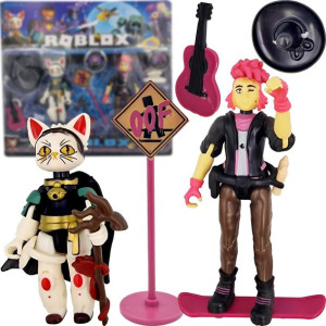 Zestaw 2 dużych figurek ROBLOX z akcesoriami