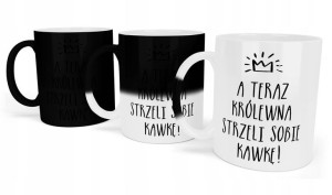 Kubek Magiczny Z Nadrukiem Śmieszne Napisy 330ml Prezent