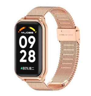 Pasek METALOWY do Xiaomi Redmi Band 2 ROSE GOLD