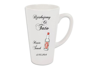 Kubek Latte Z Nadrukiem Podziękowania Dla Mamy Taty Rodziców Prezent