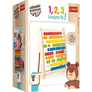 Trefl Liczydło drewniane 1,2,3 Liczysz Ty