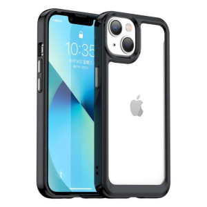 Etui Outer Braders sztywny pokrowiec z żelową ramką do iPhone 14 Plus czarn