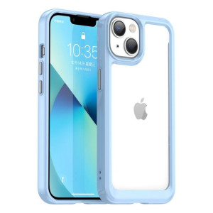 Etui Outer Braders sztywny pokrowiec z żelową ramką do iPhone 14 Plus niebi