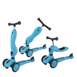 Hulajnoga LED 2w1 SCOOT AN' DRIVE Scout Empire BLU