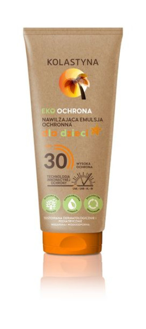 Kolastyna Opalanie Eko Ochrona Nawilżająca Emulsja ochronna dla dzieci SPF3