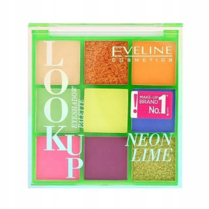 EVELINE Look Up Neon Lime paleta 9 cieni do powiek