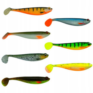 Zestaw 7 szt. GUM DAM SHADSTER 9 cm na szczupaka