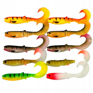 Savage Gear Cannibal Curltail 12,5cm Zestaw 10szt.