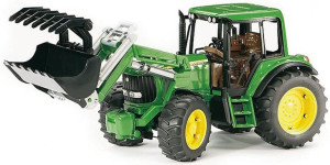 Bruder Traktor John Deere 6920 Z Ładowarką