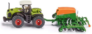 Siku Traktor Claas Xerion Z Siewnikiem