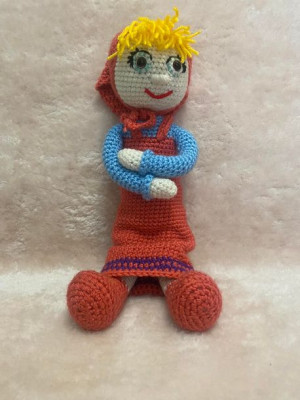 Pluszowa ręcznie robiona maskotka dla dzieci  Masza, 37 cm
