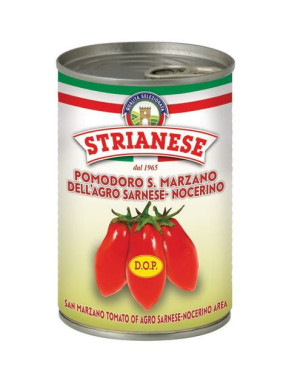Strianese Pomodoro San Marzano DOP - całe pomidory Pelati bez skórki (400g)