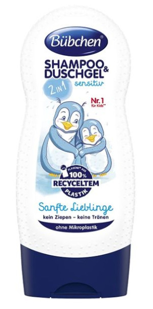 (DE) Bubchen, Sanfte Lieblinge, Żel pod prysznic, 230ml (PRODUKT Z NIEMIEC)