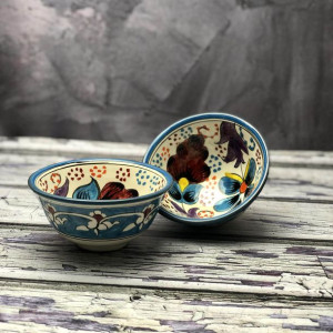 Czarka ceramiczna ręcznie zdobiona „Polna łąka 2” 200ml