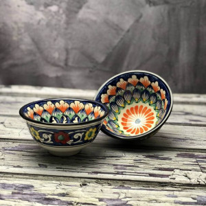 Czarka ceramiczna ręcznie wykonana „Klementynka w borówkach” 200ml