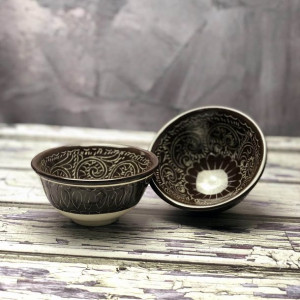 Czarka ceramiczna ręcznie wykonana „Kora drzewa” 200ml