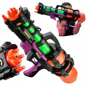 Duży pistolet karabin na wodę sikawka 60cm 1.25l