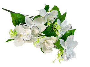 Bukiet z orchideą kpl Biały