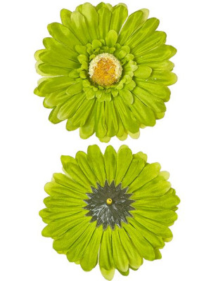 Gerbera główka wyrobowa B19B Zielony (10 cm)