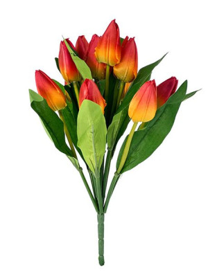 Tulipan bukiet x 12 G012 (42 cm) #2 Pomarańczowy