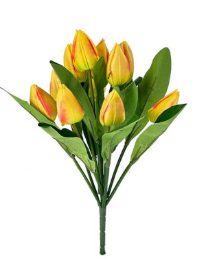 Tulipan bukiet x 12 G012 (42 cm) #3 Żólty Jasny