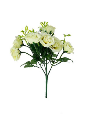 Bukiet różyczek H354 (26 cm) Kremowy