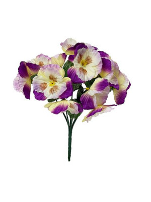 Bratek na piku BL055/J144A (28 cm) #3 Ecru/Fuksja