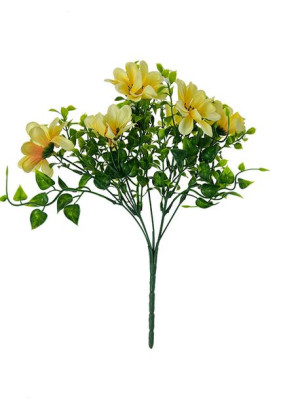 Bukiecik wiosennych kwiatów J196 (30 cm) Żółty jasny