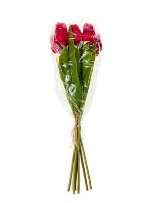 Tulipan w pęczku x 7  M544/7 Różowy
